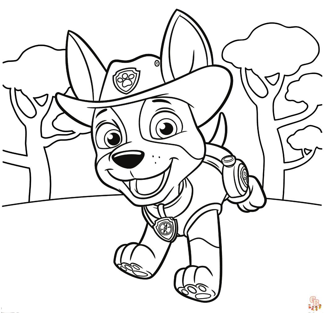 Ausmalbilder Paw Patrol: Kostenlose Malvorlagen für Kinder - AusmalbilderGB